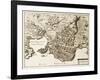 Antique Map Of Syracuse, Sicily-marzolino-Framed Art Print