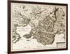 Antique Map Of Syracuse, Sicily-marzolino-Framed Art Print