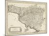 Antique Map of Tuscany-null-Mounted Art Print