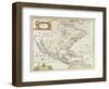 Antique Map Print of North America-null-Framed Giclee Print