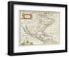 Antique Map Print of North America-null-Framed Giclee Print
