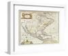 Antique Map Print of North America-null-Framed Giclee Print