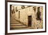 Antique Medieval Street at Unesco City of Caceres.-Jose AS Reyes-Framed Photographic Print