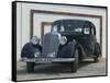 Antique Mercedes, Germany-Russell Young-Framed Stretched Canvas