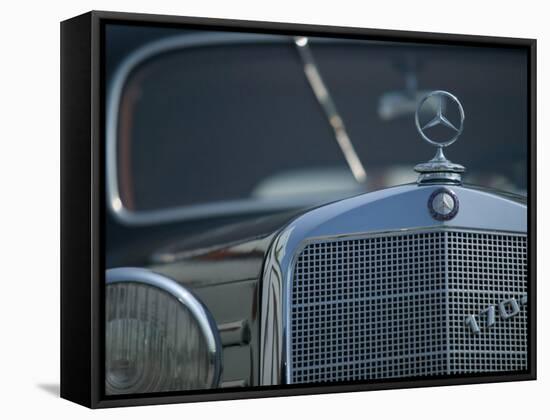 Antique Mercedes, Germany-Russell Young-Framed Stretched Canvas