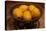 Antique Metal Bowl with Fresh Lemons Photo Poster-null-Stretched Canvas