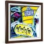 Antique Metro Sign, Paris-Tosh-Framed Art Print