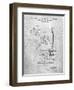 Antique Microscope Patent-Cole Borders-Framed Art Print