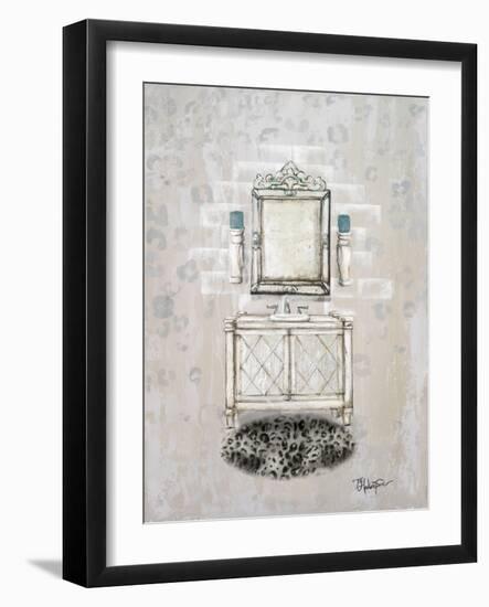 Antique Mirrored Bath I-Tiffany Hakimipour-Framed Art Print