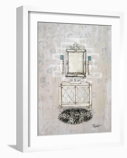 Antique Mirrored Bath I-Tiffany Hakimipour-Framed Art Print