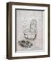 Antique Mirrored Bath II-Tiffany Hakimipour-Framed Art Print