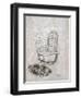 Antique Mirrored Bath II-Tiffany Hakimipour-Framed Art Print