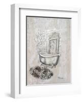 Antique Mirrored Bath II-Tiffany Hakimipour-Framed Art Print