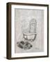 Antique Mirrored Bath II-Tiffany Hakimipour-Framed Art Print