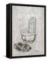 Antique Mirrored Bath II-Tiffany Hakimipour-Framed Stretched Canvas