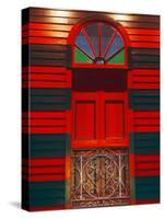 Antique Parque de Bombas or Fire Station, Ponce, Puerto Rico-Tom Haseltine-Stretched Canvas