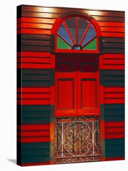 Antique Parque de Bombas or Fire Station, Ponce, Puerto Rico-Tom Haseltine-Stretched Canvas