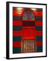 Antique Parque de Bombas or Fire Station, Ponce, Puerto Rico-Tom Haseltine-Framed Premium Photographic Print