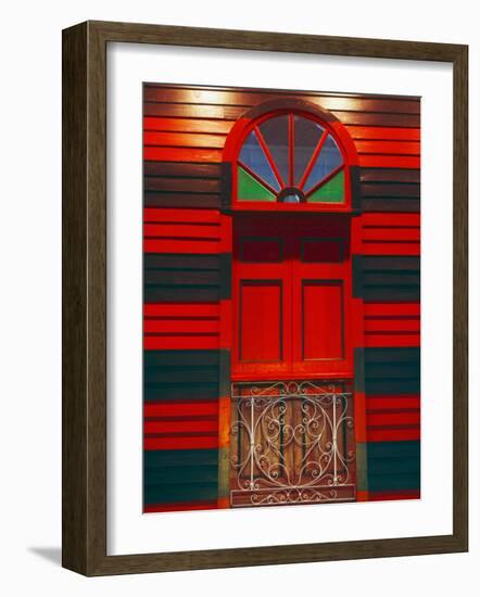 Antique Parque de Bombas or Fire Station, Ponce, Puerto Rico-Tom Haseltine-Framed Photographic Print