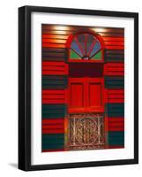 Antique Parque de Bombas or Fire Station, Ponce, Puerto Rico-Tom Haseltine-Framed Photographic Print