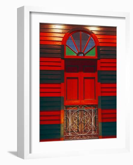 Antique Parque de Bombas or Fire Station, Ponce, Puerto Rico-Tom Haseltine-Framed Photographic Print