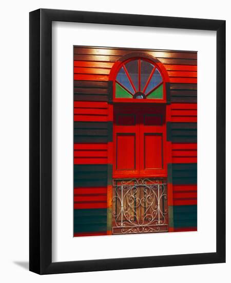 Antique Parque de Bombas or Fire Station, Ponce, Puerto Rico-Tom Haseltine-Framed Photographic Print