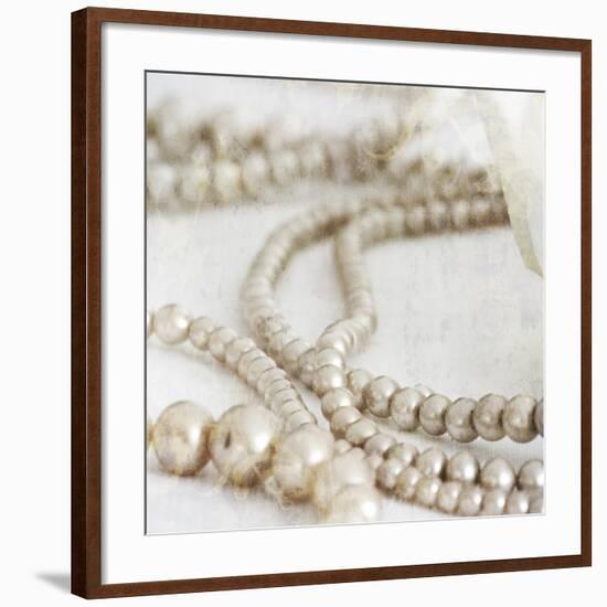 Antique Pearls 01-Tom Quartermaine-Framed Giclee Print