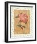 Antique Peony II-Linda Hanly-Framed Art Print