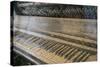 Antique Piano, Ellis Island, New York, New York. Usa-Julien McRoberts-Stretched Canvas