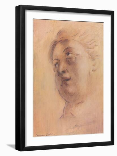 Antique Portrait II-Lewman Zaid-Framed Art Print