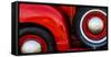 Antique Red Pickup Truck Abstract-Steven Maxx-Framed Stretched Canvas