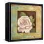Antique Rose III-Jillian Jeffrey-Framed Stretched Canvas