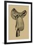 Antique Saddle I-Vision Studio-Framed Art Print