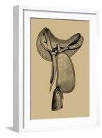 Antique Saddle I-Vision Studio-Framed Art Print