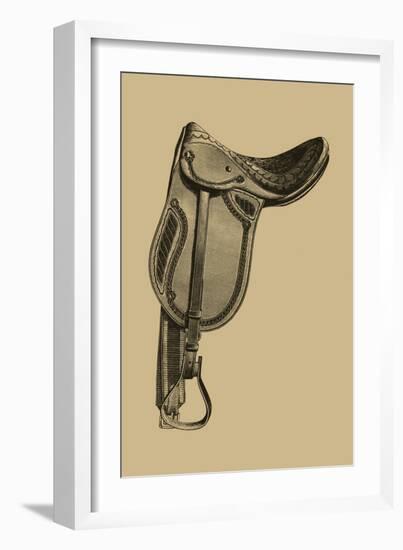 Antique Saddle II-Vision Studio-Framed Art Print