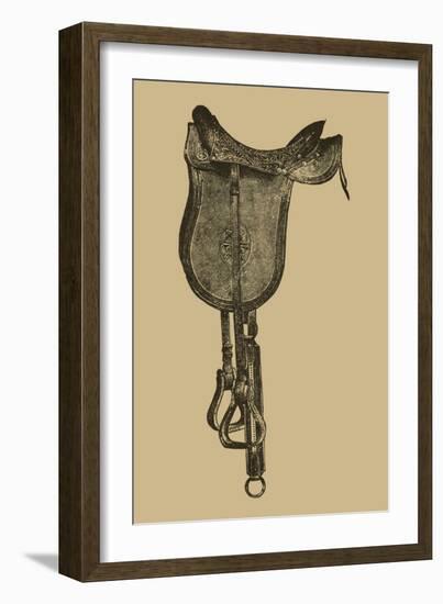 Antique Saddle IV-Vision Studio-Framed Art Print