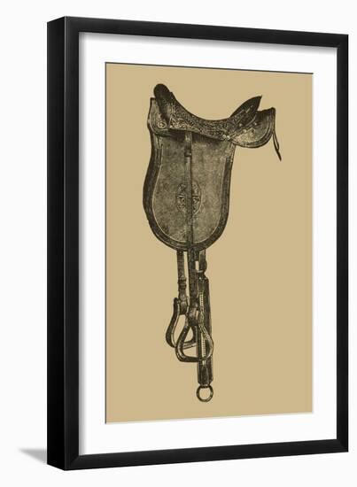 Antique Saddle IV-Vision Studio-Framed Art Print