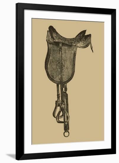Antique Saddle IV-Vision Studio-Framed Art Print