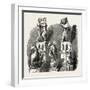 Antique Sculptures at Magdalen College, Oxford, UK-null-Framed Giclee Print