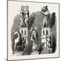 Antique Sculptures at Magdalen College, Oxford, UK-null-Mounted Giclee Print