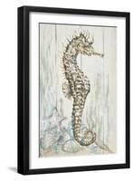 Antique Sea Horse I-Patricia Pinto-Framed Art Print