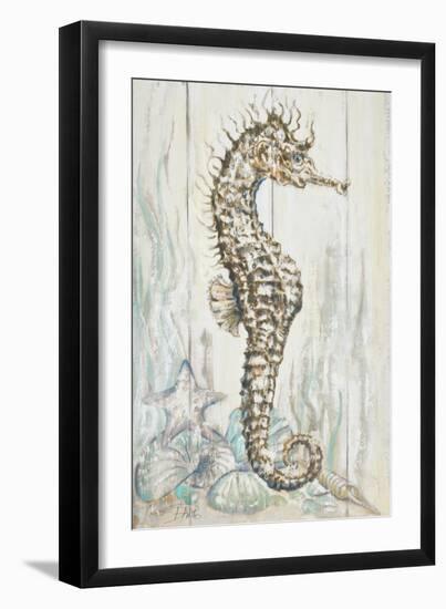 Antique Sea Horse I-Patricia Pinto-Framed Art Print