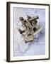 Antique Sextant on a Map-null-Framed Photographic Print