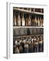 Antique Sherry Jars, Bodegas Gonzalez Byass, Jerez De La Frontera, Spain-Walter Bibikow-Framed Premium Photographic Print