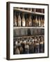 Antique Sherry Jars, Bodegas Gonzalez Byass, Jerez De La Frontera, Spain-Walter Bibikow-Framed Premium Photographic Print