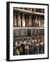 Antique Sherry Jars, Bodegas Gonzalez Byass, Jerez De La Frontera, Spain-Walter Bibikow-Framed Premium Photographic Print