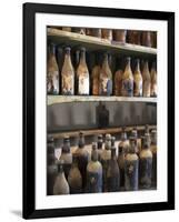 Antique Sherry Jars, Bodegas Gonzalez Byass, Jerez De La Frontera, Spain-Walter Bibikow-Framed Photographic Print