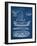 Antique Ship Blueprint II-Vision Studio-Framed Art Print