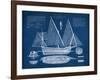 Antique Ship Blueprint III-Vision Studio-Framed Art Print