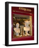 Antique Shop in Ile St. Louis, Paris, France-Lisa S. Engelbrecht-Framed Photographic Print